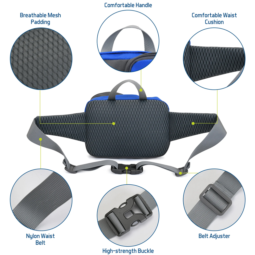 1PCSFanny Pack Waist Bag - Uni - đánh giá và giá Running Gear Marathon