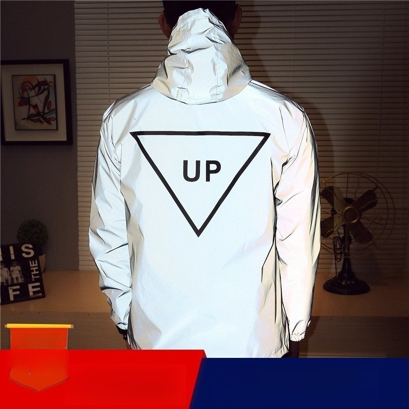 LED Light Up Windbreaker Coupl - đánh giá và giá Reflective Running Jacket