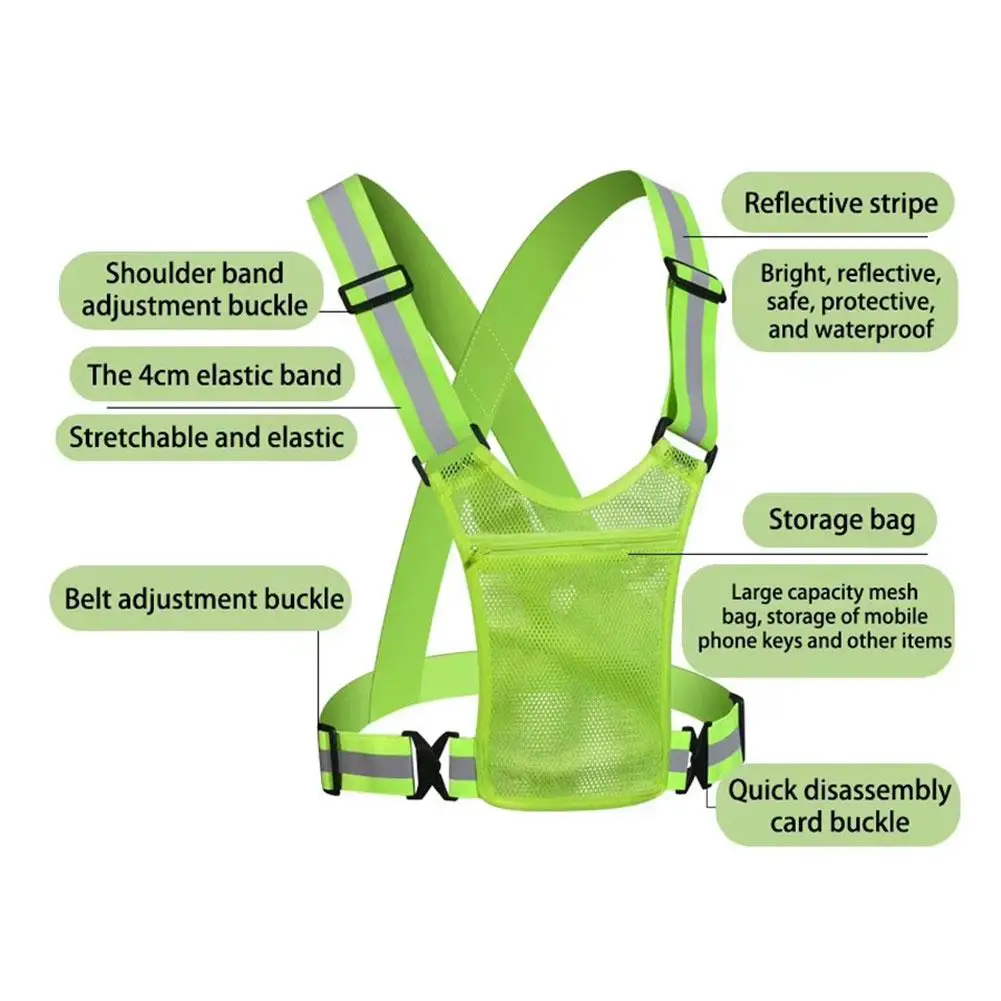Reflective Safety Vests Lightw - đánh giá và giá Running Gear Reflective