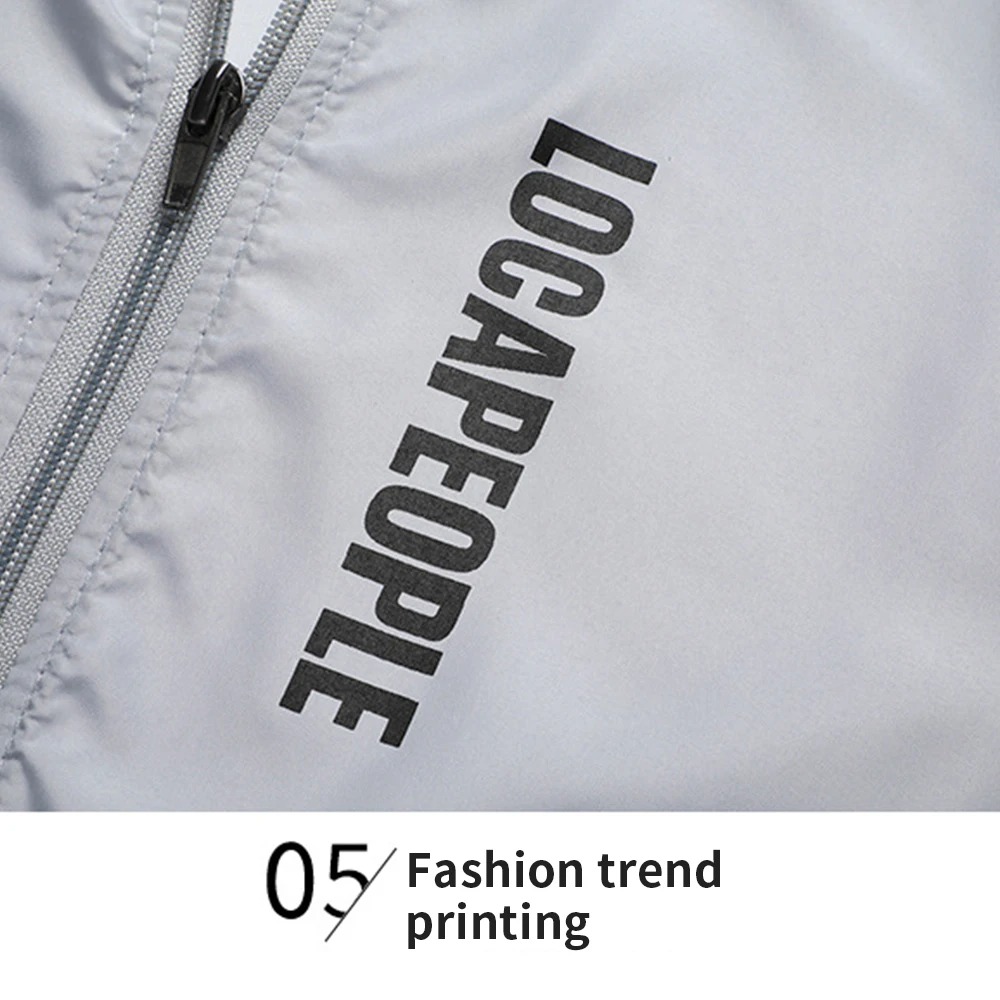 Men's Hooded Sun Protection Ja - đánh giá và giá Reflective Running Jacket