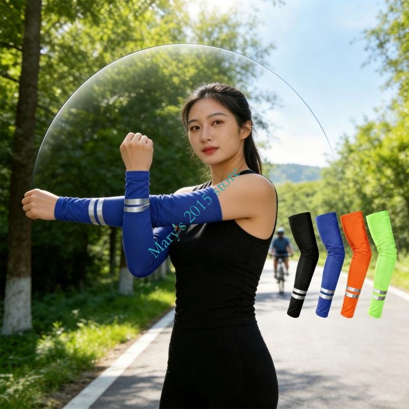 Cặp tay áo chống nắng phản qua - đánh giá và giá Running Gear Reflective