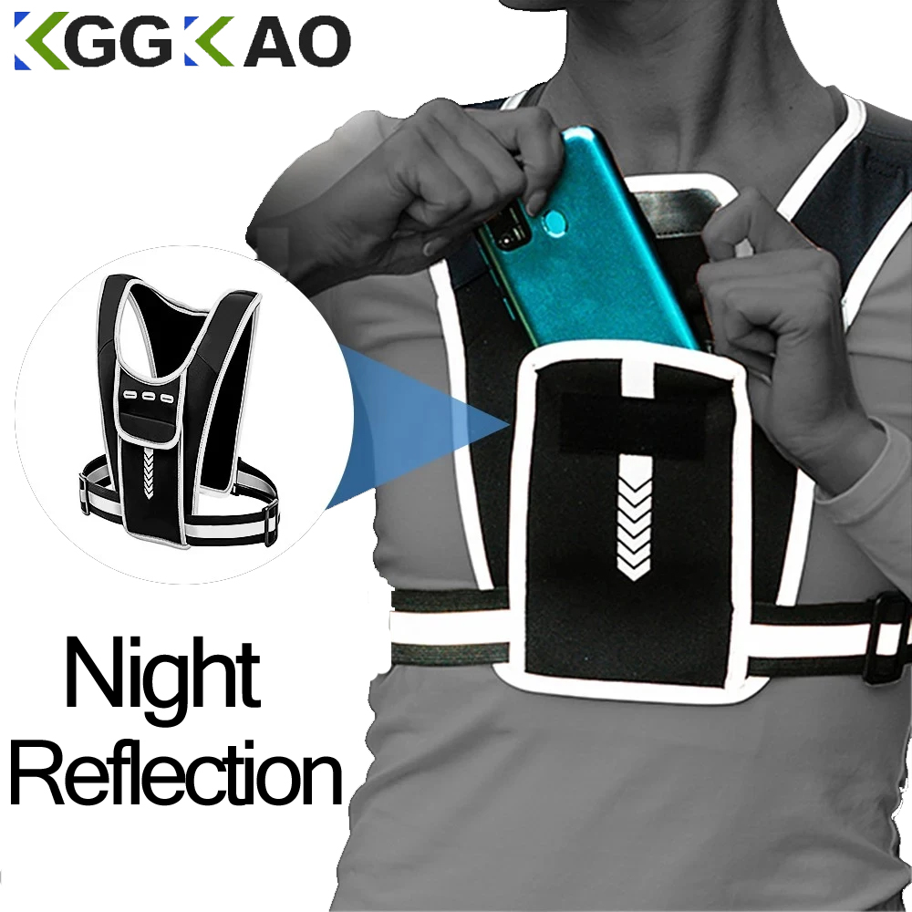 Running Vest Phone Holder for  - đánh giá và giá Reflective Running Jacket