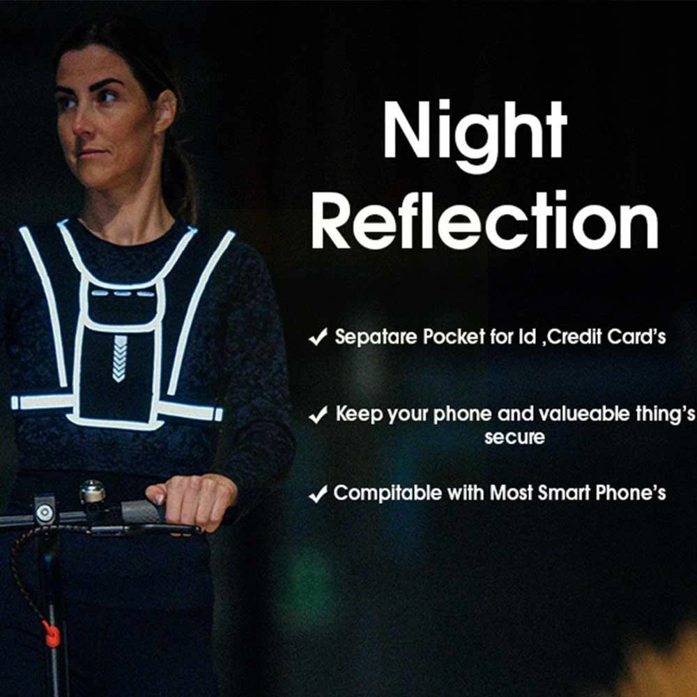 Running Vest Phone Holder for  - đánh giá và giá Reflective Running Jacket