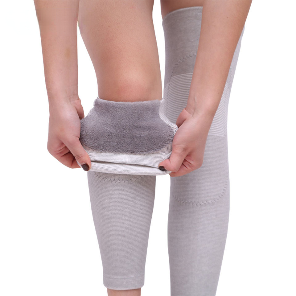 1Pair Long Winter Warm Knee Pa - đánh giá và giá Running Gear For Knee Pain