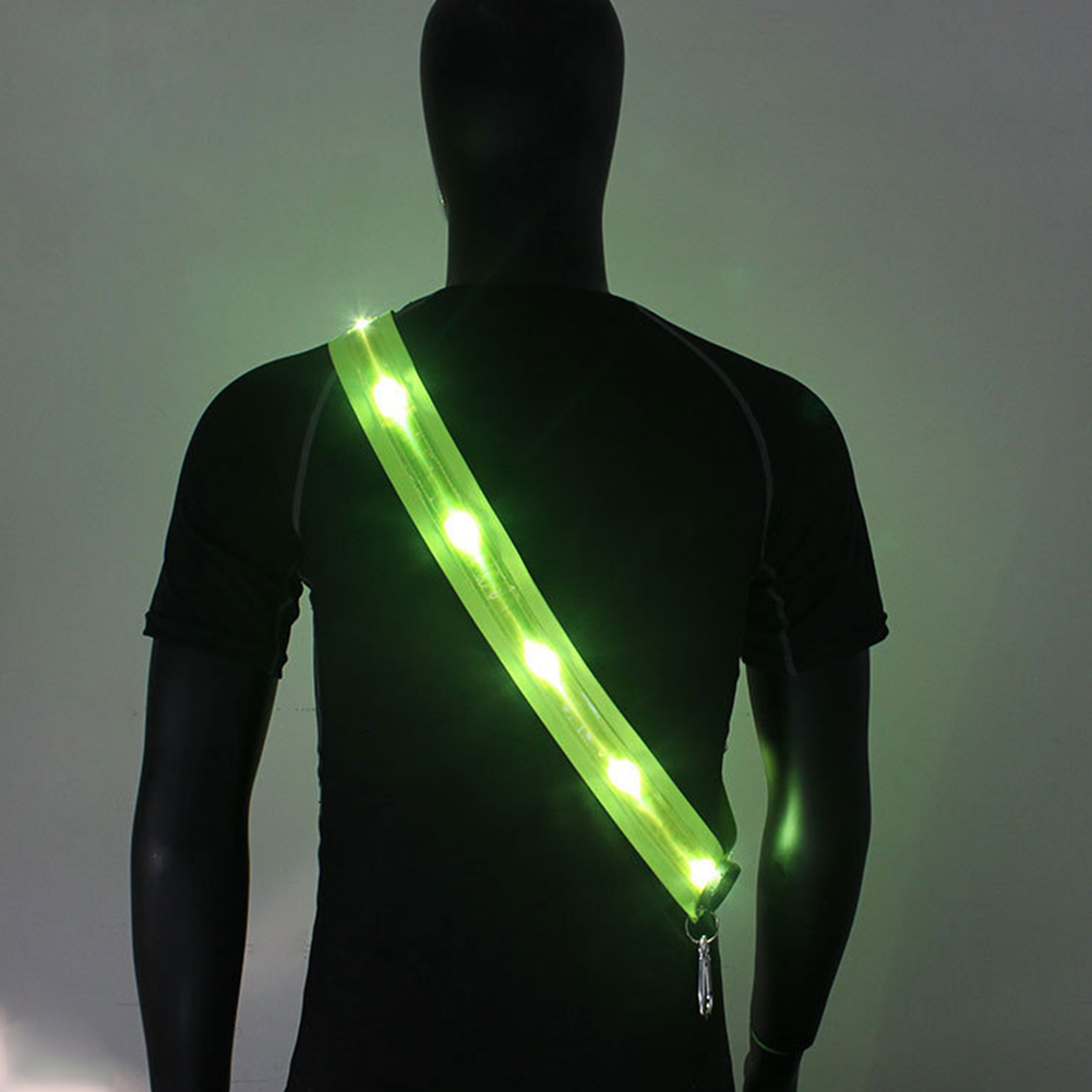 LED Shoulder Belt Rechargeable - đánh giá và giá Running Gear Reflective