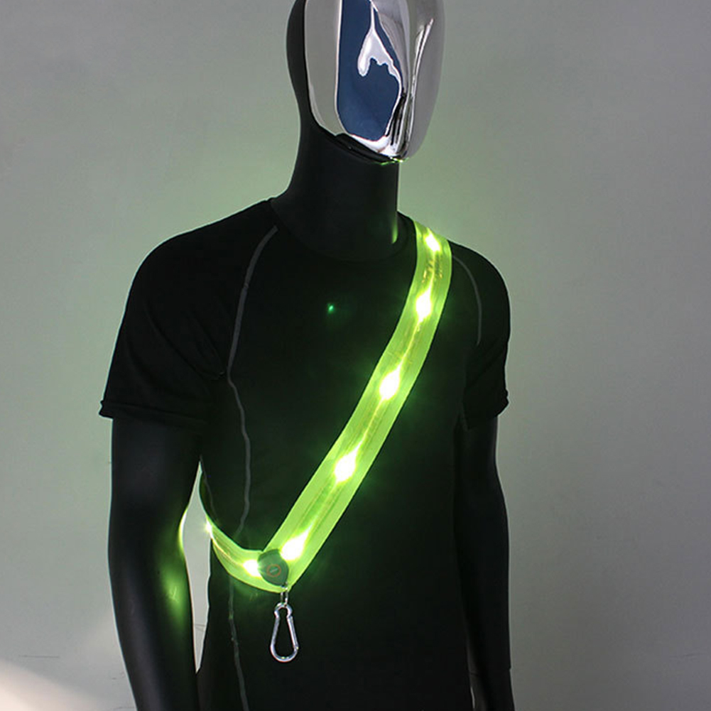 LED Shoulder Belt Rechargeable - đánh giá và giá Running Gear Reflective