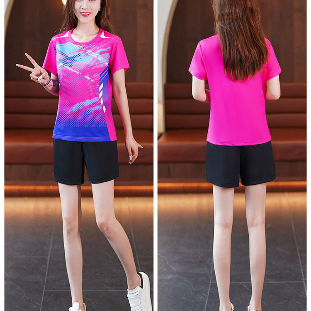 Summer Sports Top Womens Tee Q - đánh giá và giá Running Gear Quick Dry